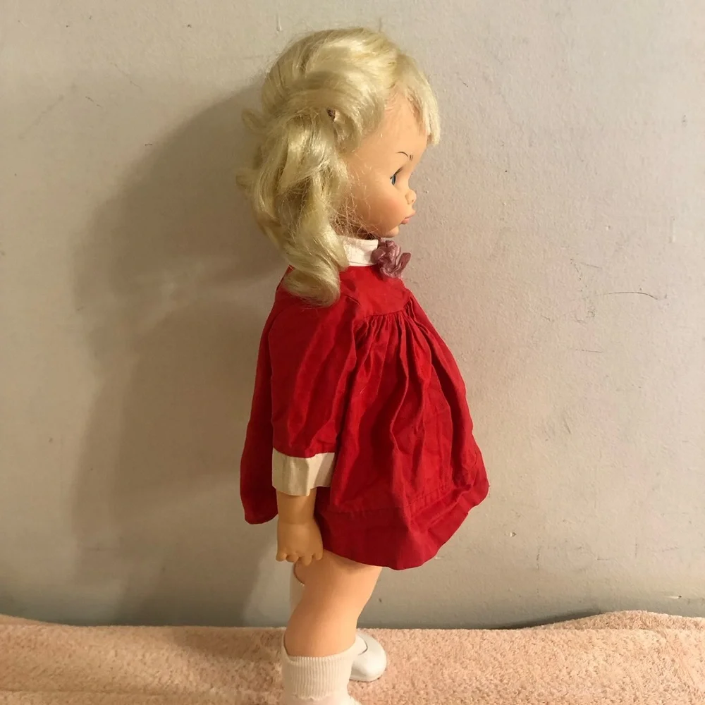 Vintage 1970 Horsman Peggy Pen Pal 18” Doll With Original Outfit
